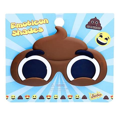 Emoji Poop Junior Sunglasses Toy At Mighty Ape Nz