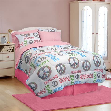 No moq, no size limitation. Veratex Peace and Love 3 Piece Comforter Set & Reviews ...
