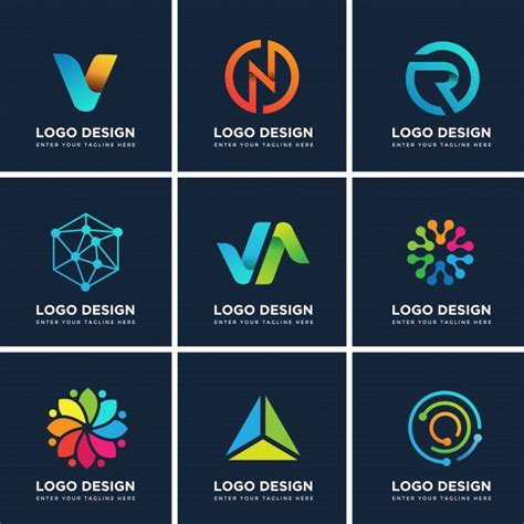 Современные шаблоны шаблонов логотипов Premium векторы Logo Inspiration