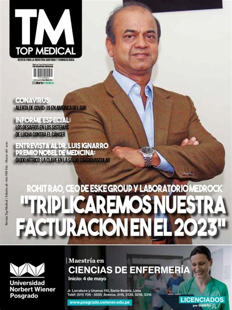 Ediciones De Revista Top Medical Diario Médico Perú