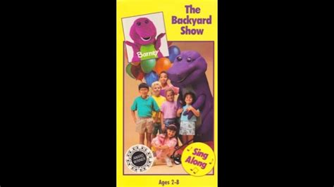Barney And The Backyard Gang The Backyard Show 1998 Lyrick Studios Vhs