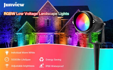 Low Voltage Landscape Lights 12v 24v 10w Rgbw Color Changing Pathway