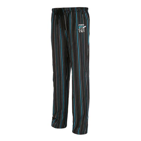 Port Adelaide Power Mens Stripe Flannel Sleep Pants