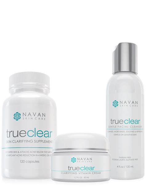 Trueclear 3 Step Skin Clarifying Set Gentle Facial Cleanser Facial