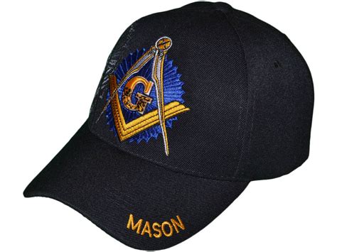 Masonic Baseball Hats Bk Caps Wholesale 3d Embroidered Mason With
