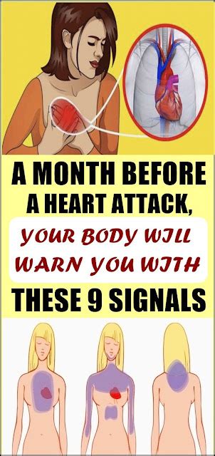 One Month Before A Heart Attack Your Body Will Warn You With 9 Symptoms