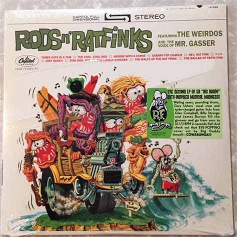 Rods And Rat Finks Mr Gasser And The Weirdos Big Daddy Roth Vinyl Lp Rsd Sealed
