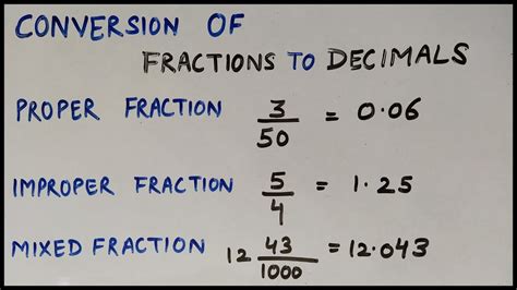 Fractions To Decimals How To Convert A Fraction Into A Decimal