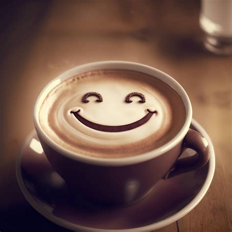 A Cup Of Coffee With A Smile
