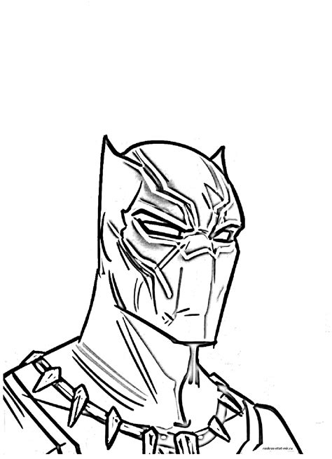 Free Printable Black Panther Coloring Pages Printable Templates
