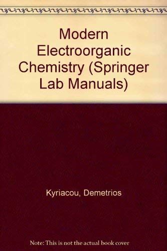 Buy Modern Electroorganic Chemistry Springer Lab Manuals Book Online At Low Prices In India