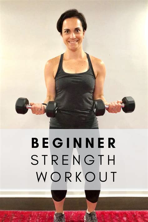 Beginner Strength Workout — Ashley Lillis Strength Workout Workout