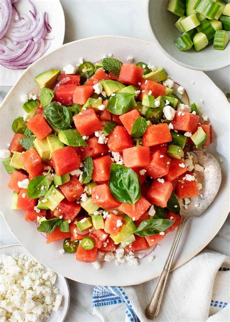 How To Make Watermelon Salad Recipe