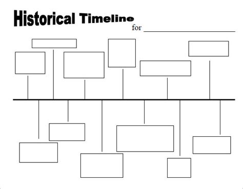 Free Printable History Timeline Printable Templates