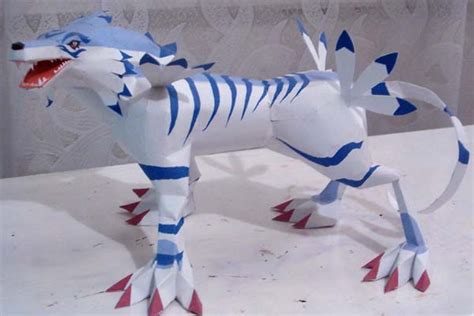 Digimon Papercraft Garurumon