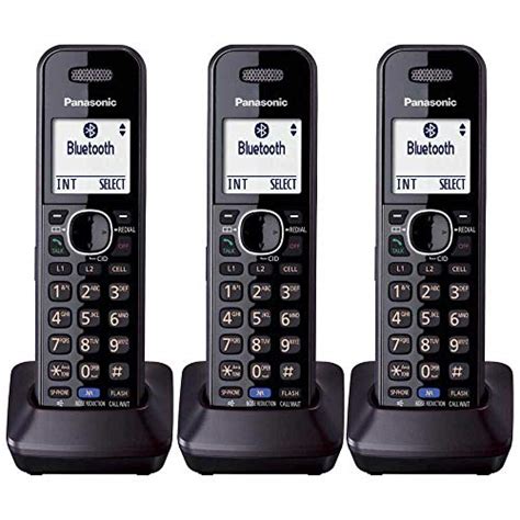 Kx Tg9542b Black Panasonic 2 Line Cordless Phone System With 2