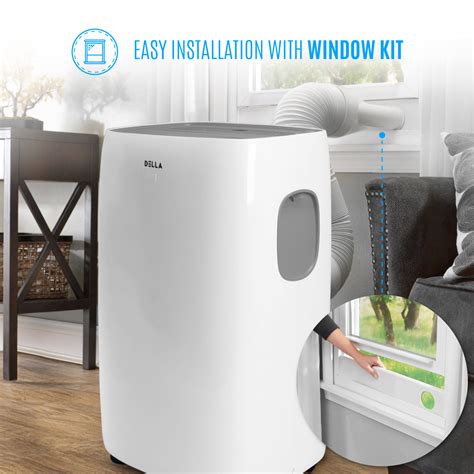 While dehumidifiers are kept entirely inside the home, ac units have to be both partially outside and inside to work. Portable 10,000 BTU Air Conditioner Dehumidifier AC Fan ...