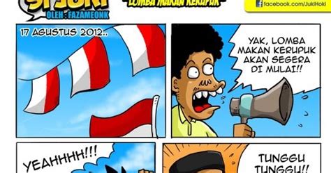 Dalam cerita fantasi ini sesuatu yang sekiranya mustahil terjadi di dunia nyata akan tampak biasa saja. Gambar Lucu, cerita lucu, Komik si Juki|Goresan Hati