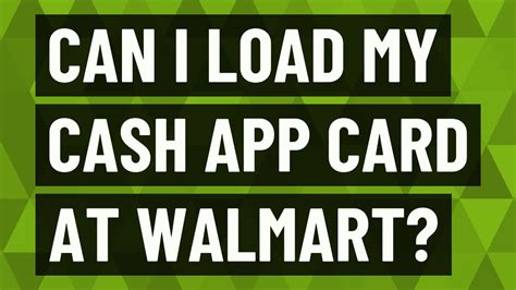 Can i load money to my cash app visa debit card at walmart. Can I load my cash APP card at Walmart? - YouTube