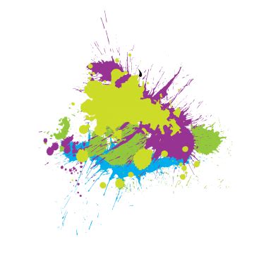 Colorful Stain Paint Splatter Splash Background, Colorful, Stain, Paint PNG and Vector with ...