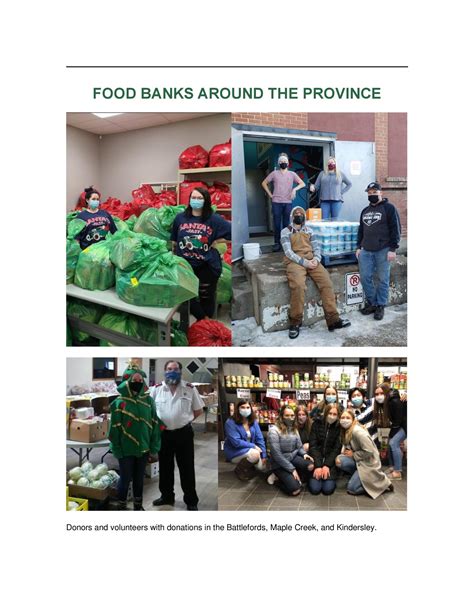 News Food Banks Of Saskatchewan