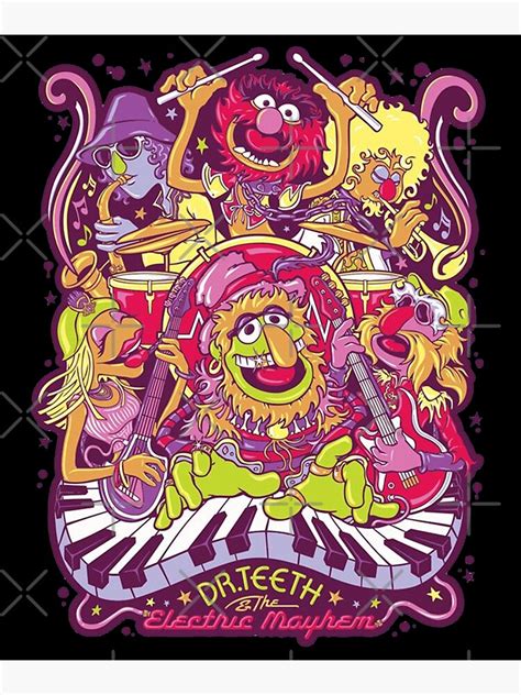 Muppets Animal Dr Teeth And The Electric Mayhem Photographic Print