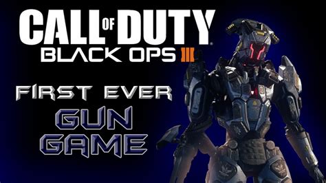 Call Of Duty Black Ops 3 First Ever Gun Game Youtube