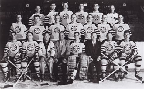 Boston Bruins Team Photo 1957 Hockeygods