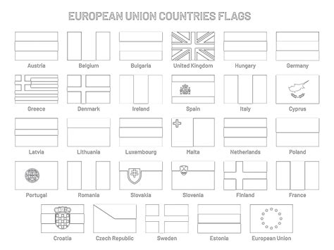 Printable Coloring Pages Of The World Flags