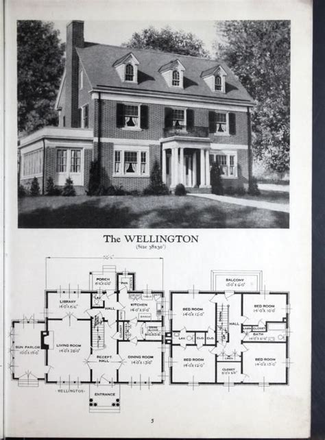 Inspirational Brick Colonial House Plans 4 View