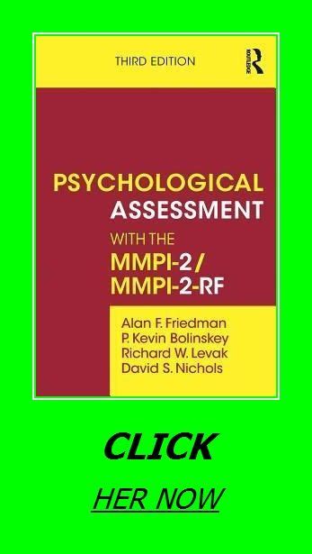 Psychological Assessment With The Mmpi 2 Mmpi 2 Rf Psychology