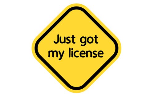 Just Got My License Svg Cut File By Creative Fabrica Crafts · Creative