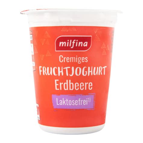 Roksh Fruchtjoghurt Milfina Fruchjoghurt Erdbeere Laktosefrei G