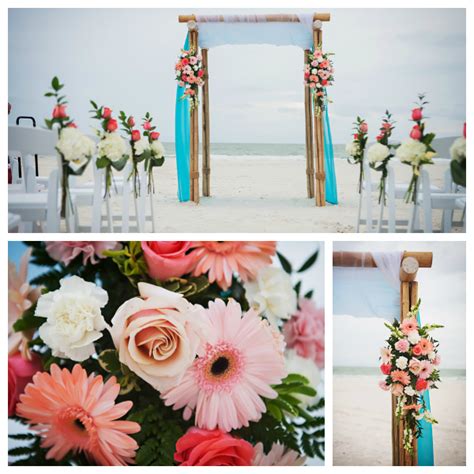 Liz And Matt Coral And Turquoise Destination Wedding Beach Wedding Tips