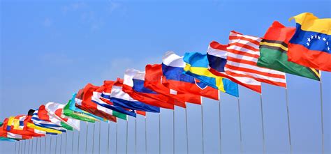 Countries Flag In Line Stock Photo Image Of Flag Sequence 36441122