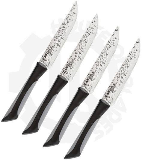 Kai 4pc Steak Knife Set Ab7075 Black House Of Blades