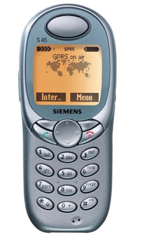 Celulares de antes celulares viejitos celulares clásicos colección de celulares modelos de celulares antiguos old models siemens mobile es el nombre de la división de telefonía móvil de siemens. 2003 Siemens s45 | Amateurfunk, Handys, Mobilfunk