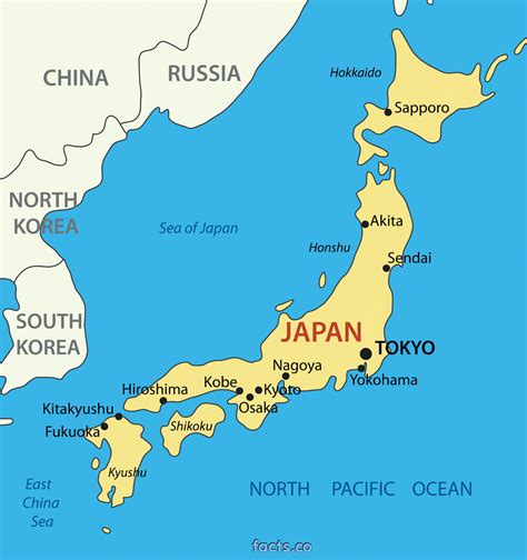 You can get a blank map or even a printable labeled map of japan. From Busan to Osaka