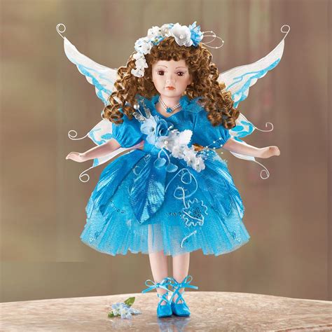 Tanya Blue Fairy Porcelain Doll Collections Etc