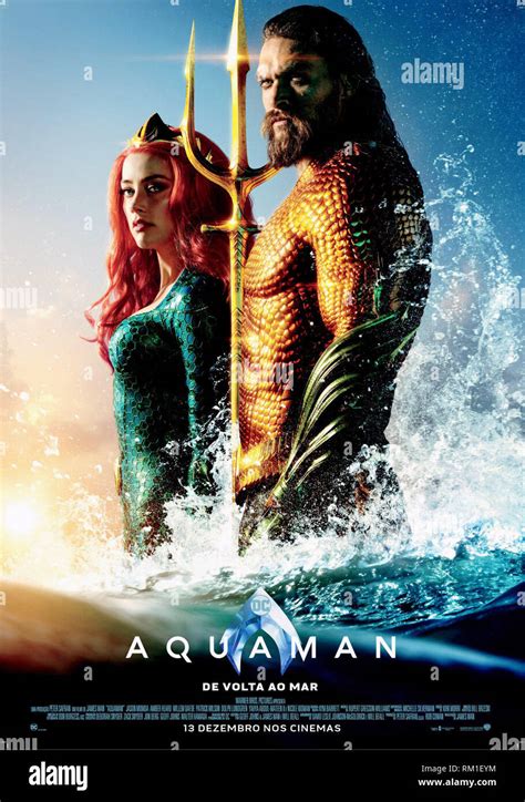 Aquaman Póster De Portugal Desde La Izquierda ámbar Oído Como Mera