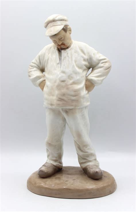 Figur - nach Entwurf Niels Nielsen " Maurer ", Marke Bing & Gröndahl