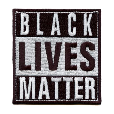 Black Lives Matter Box Logo Embroidered Iron On Patch 722537692212 Ebay