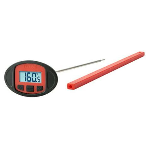 Taylor 10 Long Stem Digital Grill Thermometer With Silicone Grip