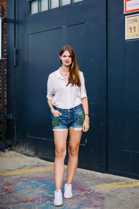 Denim Shorts And White Shirt Why It S One Of My Favourite Combinations