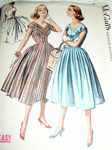 Mccalls 1950s Dress Pattern Audrey Hepburn Style What A Go Flickr