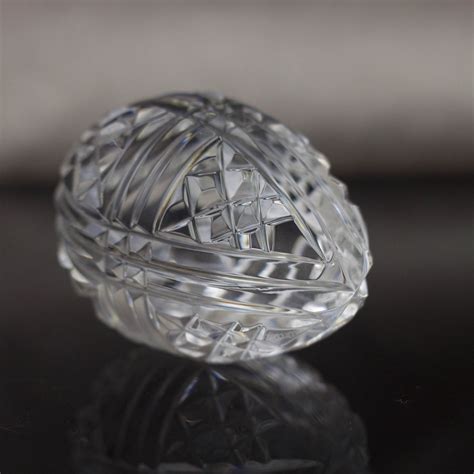 Waterford Crystal Egg Leaded Irish Crystal Collectable Figurine Paperweight T For Wedding