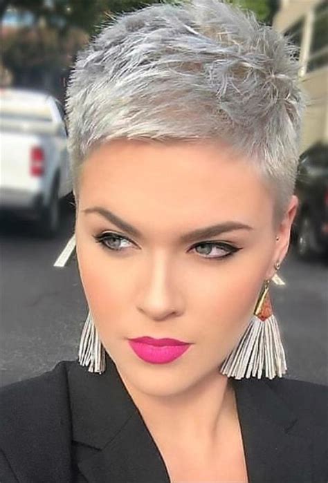 60 Chic Undercut Short Pixie Hair Style Design For Cool Woman Super Short