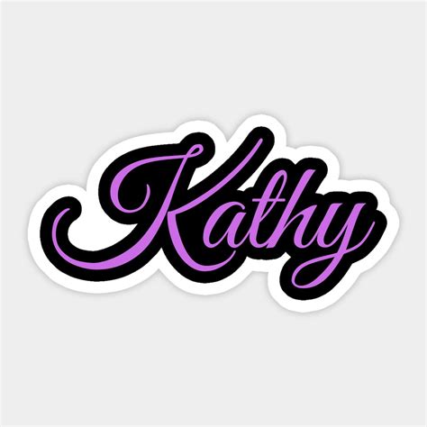 Kathy Sticker Customizable Name Decal
