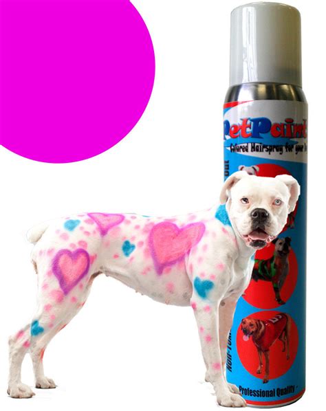 The most common safe hair dye material is felt. Pet Paint Dog Animal Safe Temporary Hairspray Hair Color ...