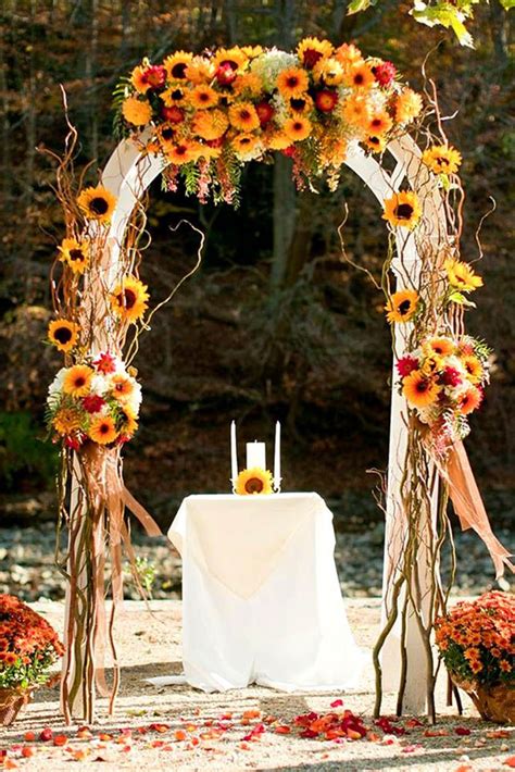 27 Incredible Ideas For Fall Wedding Decor Fall Wedding Arches